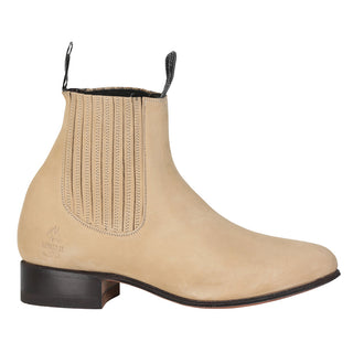 El Canelo - Charro Ankle Boot   - Atlas Sand