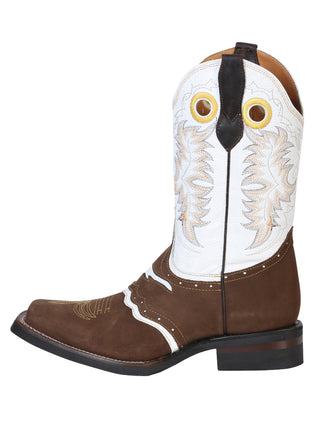 El General Rodeo Boot - Crazy Nobuck  Dark Brown