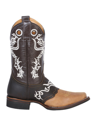 El General Rodeo Boot - Crazy  Honey/ Dark Brown