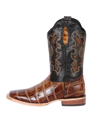 El General Rodeo Boot - Printed Caiman Light Brown