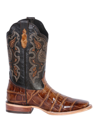 El General Rodeo Boot - Printed Caiman Light Brown