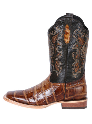 El General Rodeo Boot - Printed Caiman Light Brown