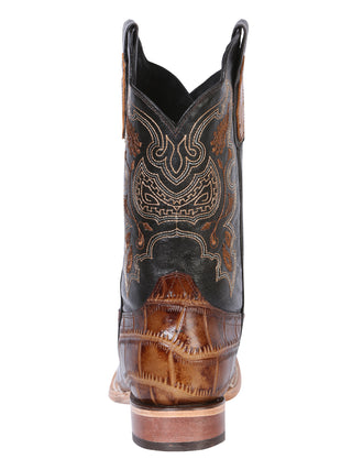El General Rodeo Boot - Printed Caiman Light Brown