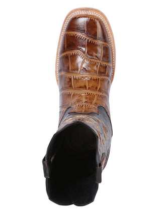 El General Rodeo Boot - Printed Caiman Light Brown