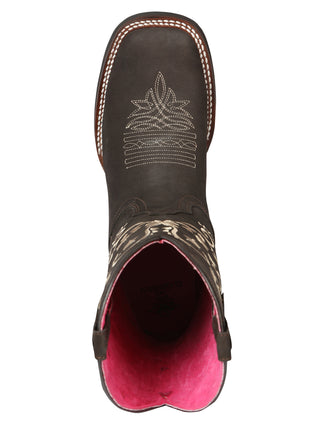 Cowboy Boot  - El Geneal Rodeo - Woman  - Nobuck Brown