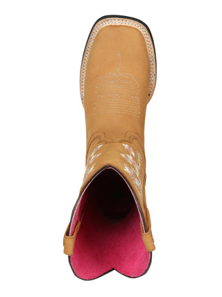Cowboy Boot  - El Geneal Rodeo - Woman Nubuck - Peach
