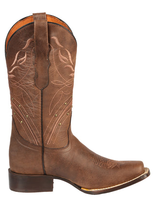 El General Women’s Rodeo Boot  - Alazan Brown