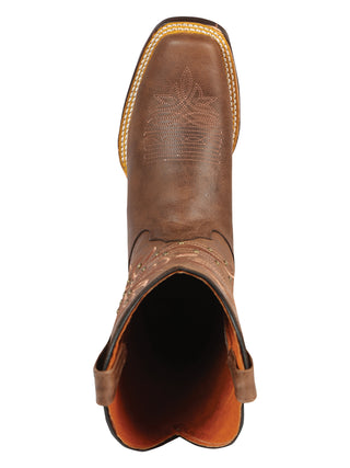 El General Women’s Rodeo Boot  - Alazan Brown