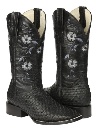 El General Women’s Rodeo Boots Petatillo - Black