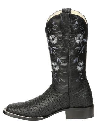 El General Women’s Rodeo Boots Petatillo - Black
