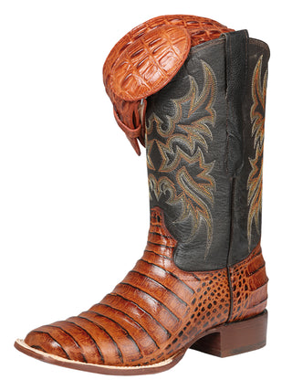 El General Rodeo - Printed Alligator leather boots - Cogñac