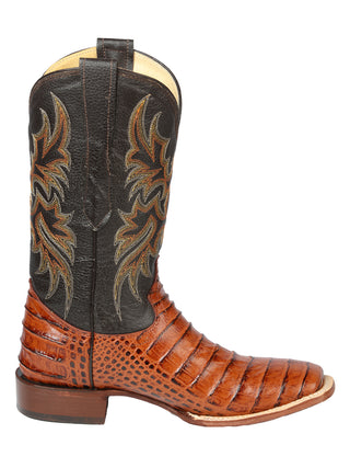 El General Rodeo - Printed Alligator leather boots - Cogñac