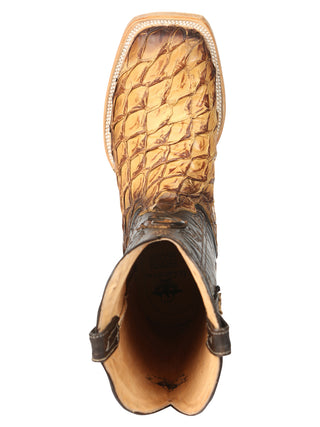 El General Men's Exotic Monster Fish Rodeo Cowboy Boots - Orix