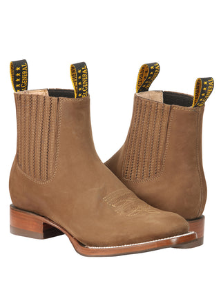 El General Men’s Ankle Boots - Nobuck Brown