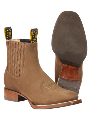 El General Men’s Ankle Boots - Nobuck Brown