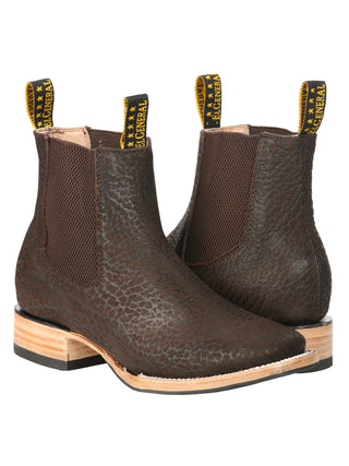 El General Men’s Ankle Boots - Bull Neck Leather Moka