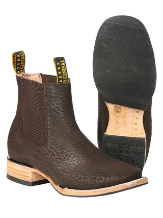 El General Men’s Ankle Boots - Bull Neck Leather Moka