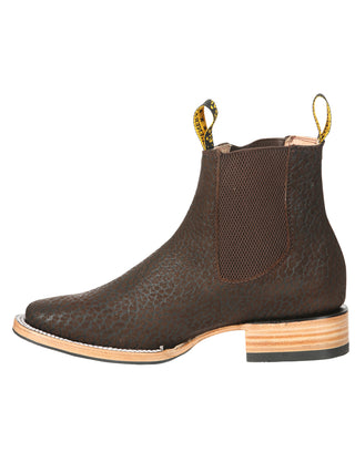 El General Men’s Ankle Boots - Bull Neck Leather Moka