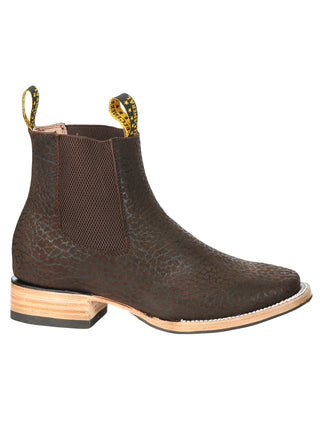 El General Men’s Ankle Boots - Bull Neck Leather Moka