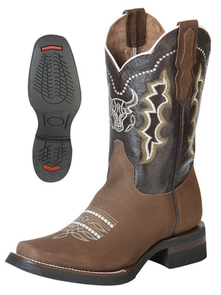 El General Rodeo Boot - Nobuck Camel