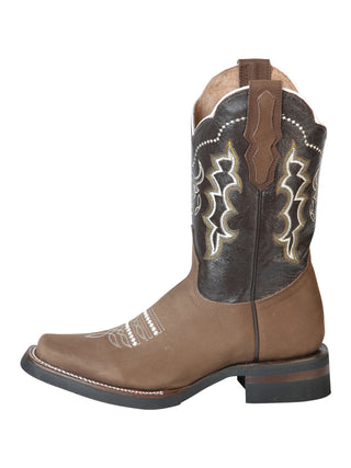 El General Rodeo Boot - Nobuck Camel