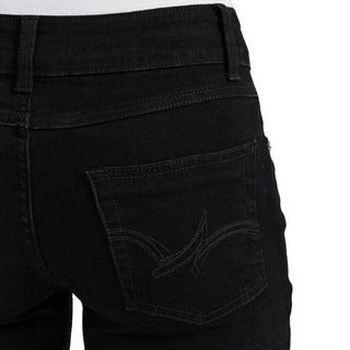 Women's Wrangler Essential Mid-Rise Bootcut Jean- Black
