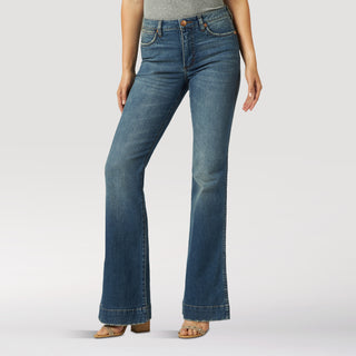 Women's Wrangler Bailey High Rise Trouser Jeans in Shelby