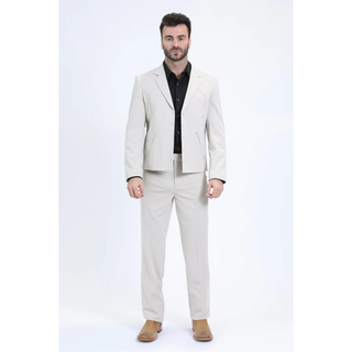 Platini Men's Western Sport Suit - White