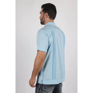 Men's Modern Light Blue GUAYABERA Shirt