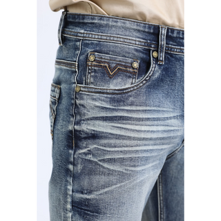 Platini Mens Boot-Cut Premium Denim Jeans