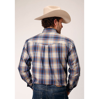 Roper Men's Amarillo Ranch Plaid Long Sleeve Shirt