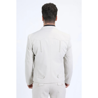 Platini Men's Western Sport Suit - White