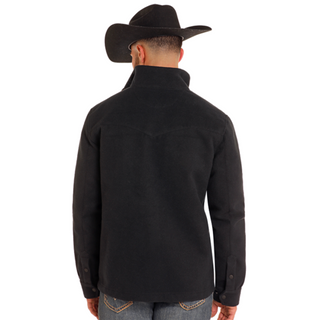 Rock & Roll Denim Men's Solid Twill Jacket - Black
