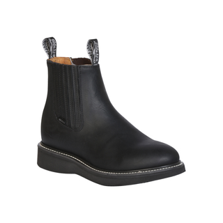 Establo Men’s Work Ankle Boot - Grasso Leather - Black
