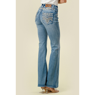 Westfield Eagle Women's Embroidered Flare Jeans