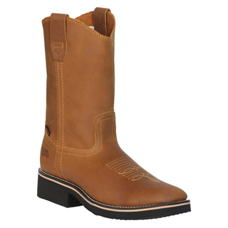 Establo Men’s Rodeo Work Boot - Crazy Leather in Mango