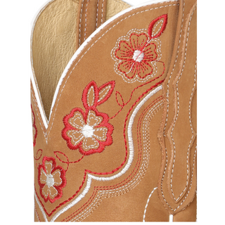 El General Womens Rodeo Boot - Nubuck Peach