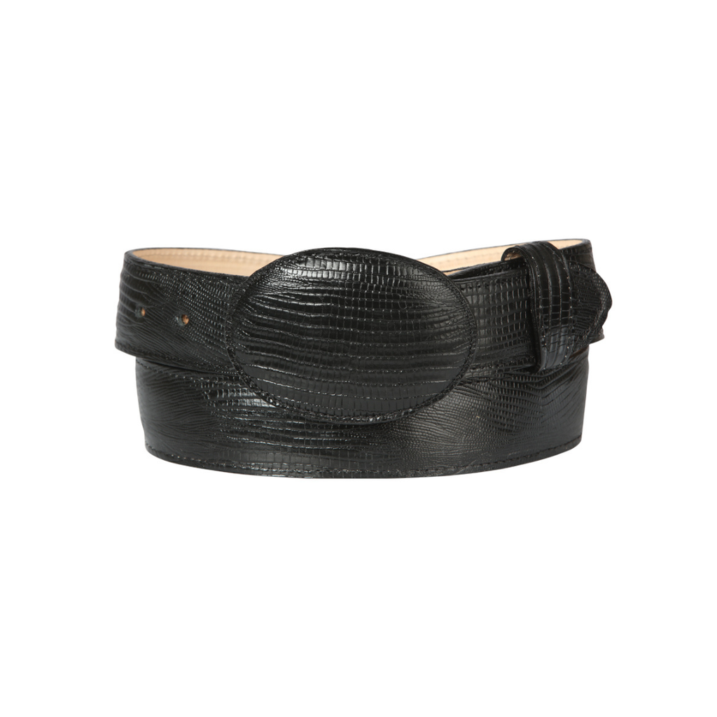 Men’s Western Belt El General Imitation Python - Brown 45570