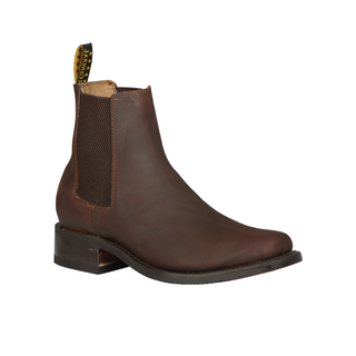 Brown leather Chelsea boot