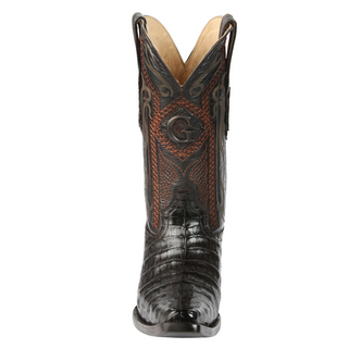 El General Men's Exotic Caiman Belly Cowboy Boots - Brown