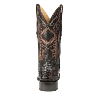 El General Men's Exotic Caiman Nuca Cowboy Boots - Brown