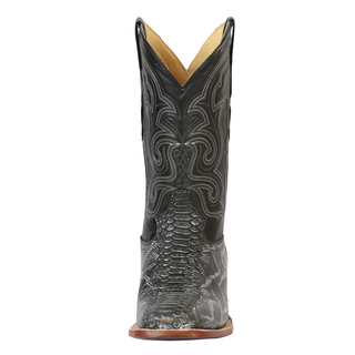 El General Men’s Python Imitation Rodeo Boots - Gray