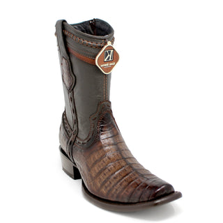 King Exotic Dubai Caiman Belly Cowboy Boot - Faded Brown