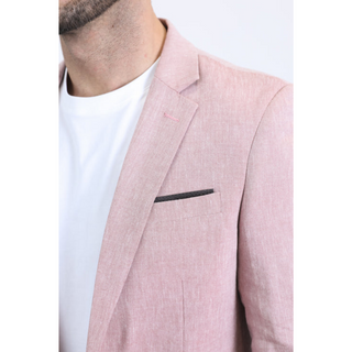 Platini Men's Modern Fit Blazer - Pink