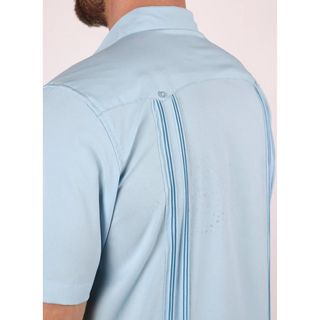 Men's Modern Light Blue GUAYABERA Shirt