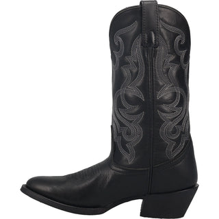 Laredo Women's Maddie Wide Calf Western Boot Oval Toe - Black