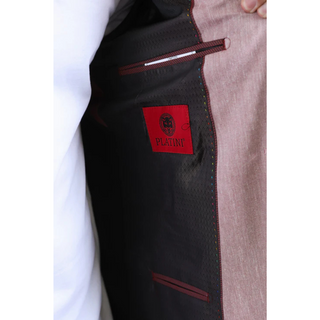 Platini Men's Modern Fit Blazer - Pink