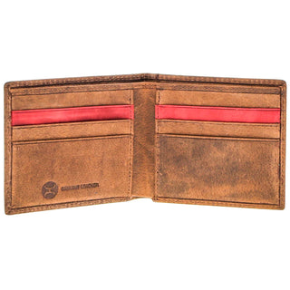 "Ranger" Tan w/ Embroidered Accents Bifold Hooey Wallet