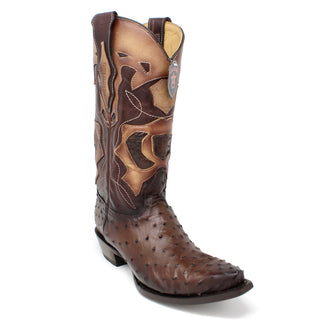Los Altos Ostrich Snip Toe Cowboy Boot