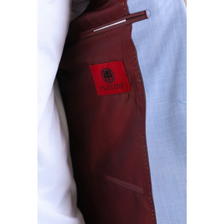 Platini Men's Modern Fit Blazer - Blue